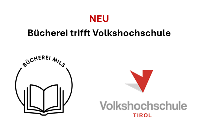 Kooperation VHS Hall - Bücherei Mils